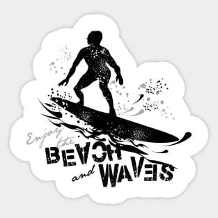 Beach Waves Sticker